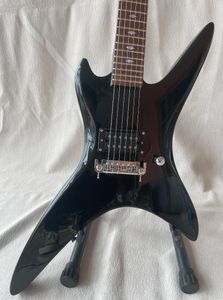 W magazynie BC Stealth Legacy Chuck Schuldiner Gloss Black Electric Guitar Rosewood Tfalardboard Diamond InLay Wrap Strahround Tailpiece Hardtail Bridge