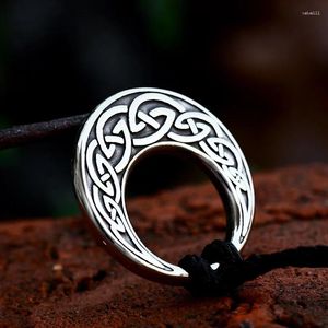 Pendant Necklaces Beier 2023 Style Viking Ordin Celtic Odin Vegvisir Moon Choker For Men Vintage Simple Jewelry Gift