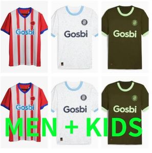 23 24 Girona Fc Homens Kits Crianças Camisas de Futebol 2023 2024 TSYGANKOV CASTELLANOS RIQUELME STUANI ARNAU DAVID LOPEZ IVAN MARTIN Camisa de Futebol