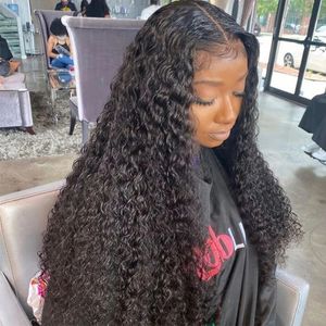 Deep Frontal 13x4 Hd Loose Water Wave Wigs Wet And Wavy 30 Inch Curly Lace Front Human Hair Wig 231024