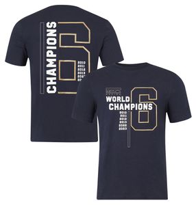 Camisetas masculinas 2023 F1 F1 Campeão mundial de camisetas Formula 1 Racing Wits Camise