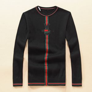 Maglione da uomo alla moda Maglione girocollo Maglione caldo di lana intimo Pullover Maglione vintage Autunno/Inverno Maglione da uomo con etichetta manica M-XXL