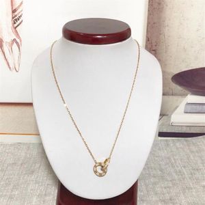 Carter amulette de halsband lyxiga fina smycken kvinnor hänge k guld beläggning hjärtdesigner van clover blommor pärlhjärta diamant2116