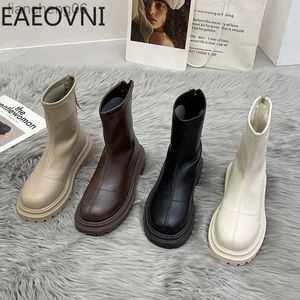 Boots 2023 Autumn Winter Women Boots Pu Leather Leather Layes Zipper Knight Flats Heel Boots Fashion Non Slip High High Knee High Bootsl231025