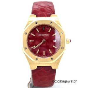 Mechanische Automatikuhren Audpi Swiss Made Watch Abby Royal Oak Damen-Vintage-Quarz 28 mm 18 Karat Gold 77151ST HBNU