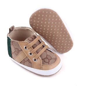 First Walkers Baby Shoes Newborn Kid Canvas Sneakers Boy Girl Soft Sole Crib 0-18Month AAA
