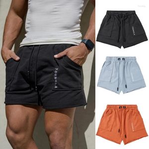 Pantaloncini da uomo Estate Palestra Sport Fitness Corsa Basket Allenamento Pantaloni casual in cotone Pantaloni a cinque punte