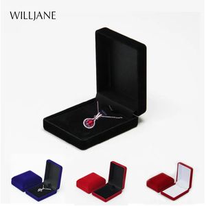 Jewelry Stand Bride Necklace Pendant Box Wholesale Quality Velvet Wedding Gift Case Trinket Display Holder Large Earrings Storage 231025