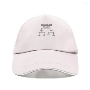 Ball Caps Jak naprawić Cape Baseball Cap - Funny Bill Hat DIY żart tata Grandad Dift Ojciec Dzień