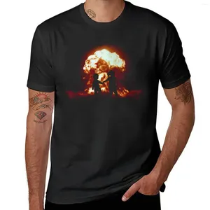 Polos masculinos cogumelo nuvem camiseta hippie roupas bonito personalizado camisetas projete suas próprias roupas masculinas