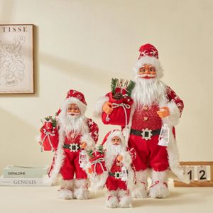 Dekoracje świąteczne duże lalki Świętego Mikołaja wisiorki świąteczne 2023 Wesołych drzew wystrój dla dzieci naviidad prezentuje noel prezenty Natal 231025