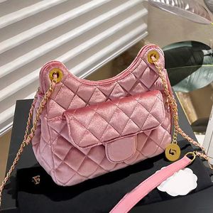 Designer de ombro crossbody sacos veludo outono e inverno moda corrente nova mulher cruz corpo hobo croissant