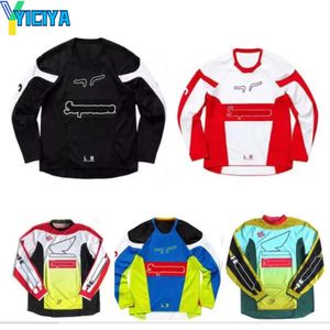 Футболка YICIYA для гонок на мотоциклах, новый трикотаж для скоростного спуска локомотива по бездорожью с футболками в том же стиле, изготовленными по индивидуальному заказу