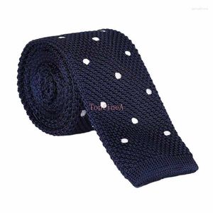 Bow Ties 5cm Dot Mens slips Stickning Vuxen Fancy Pre-bunt Part Party Dress Accessories Neck Fashion Formell MN107