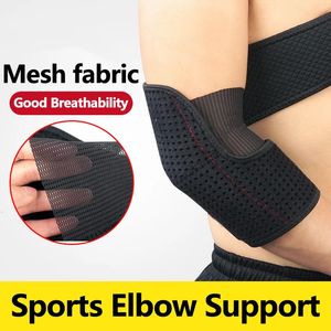 Elbow knäskydd 1st Sports Elbow Support Bandage Breattable Elbow Pads Basketball Volleyball Gym Justerbar sportsäkerhetsarmhylsor 231024