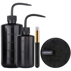Falsche Wimpern Reinigung Waschflasche Wiederverwendbare Make-up-Entferner-Pads Wimpernreinigungsbürste Augenbrauen-Applikator Shampoo-Werkzeuge 231025