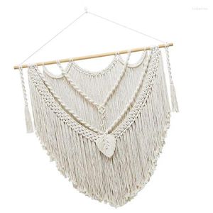 Tapissries Boho Tapestry Macrame Wall Decor Art Woven 39.37x39.37 tum Ornament Home