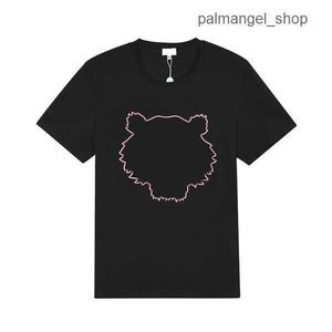 T-Shirts Kenzo T-shirt Mens Designer T Shirt Womens TShirt Summer Streetwear Short Sleeve Tiger Head Embroidery with Letters Printing Loose Trend T Shirt QFO2