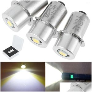 Lâmpadas LED P13.5S Bb 3V / 4.5V / 6V 200Lm 6000K Luz branca fria Tocha LED 360°Ângulo de iluminação Substituição de luzes de entrega de gota Iluminação Lig Dhapl