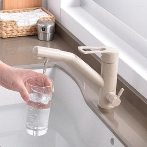 Küchenarmaturen Yooap Filter Wasserhahn Trinkwasser Chrom Deck montiert Mischbatterie 360 Rotation Pure Sinks Taps