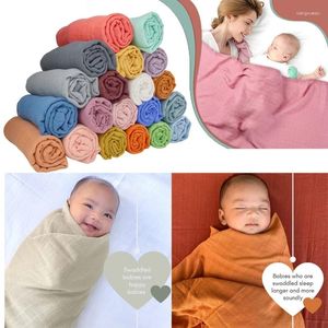 赤ちゃんの通気性のある毛布の毛布の毛布を包んで乳児タオル看護供給
