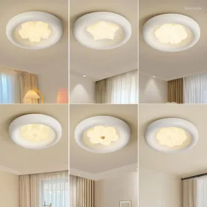 Tavan Işıkları LED Fikstür Cam Lamba Floş Montaj Işık Armatürleri Mutfak İçin Ev