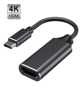 Adaptador usb c para hdmi, cabo 4k tipo c para macbook, samsung s10, huawei, xiaomi, usbc, adaptador de vídeo compatível com hdmi 5405589