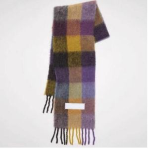 Scarf designer scarf luxury Fashion scarf for woman winter upscale scarf fringed scarf male England plaid seahorse hair black shawl plaid fashion long Joker shawl3