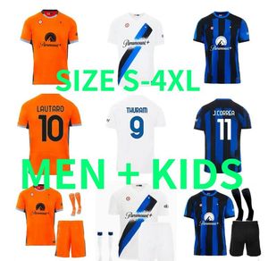 2023 2024 Lautaro 3rd Soccer Jerseys Inter Milans Correa Calhanoglu Brozovic Inters Barella 23 24 Football Shirt Gagliardini Men Kids Kits مجموعات موحدة قمم موحدة