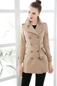 Fashion-New Mens Designer Jackets Long Sleeve Fashion England Middle Long Coat/High Quality Brand Design Double Breasted Trench Coat/Cotton 304