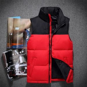 New Mens Down Vest 남자 여자 겨울 자켓 코트 양복 조끼 고품질 캐주얼 조끼 크기 S-xxl226b