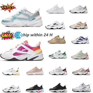 Venta caliente Entrenadores Zapatos para correr Mujer Hombre M2K Tekno Blanco Diseñador casual Scarpe Zapatillas Tamaño grande Deportes Chaussures Negro Señoras Zapatillas de deporte moradas