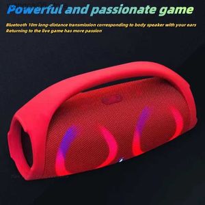 Alto-falantes para celular Caixa De Som 100W Alto-falante de alta potência Portátil 360 Stereo Surround RGB Light Effect Subwoofer Outdoor Bluetooth Speaker Subwoo T231026