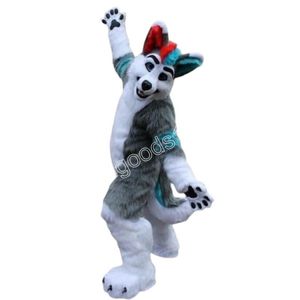 2024 Adult size Canine Mascot Costumes Halloween Fancy Party Dress Cartoon Character Carnival Xmas Advertising Birthday Party Costume Outfit