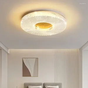 Luzes de teto quarto luz luxuoso cristal moderno atmosférico criativo mestre sala de espectro completo