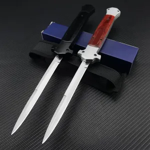 13 '' Ack Godfather Stiletto Mafya Yatay Katlanır Bıçak Klasik Otomatik Cep Bıçakları Otomatik EDC Araçları