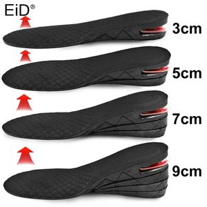 Shoe Parts Accessories EiD 39cm Invisible Height Increase Insole Cushion Lift Adjustable Cut Heel Insert Taller Support Absorbant Foot Pad 231025