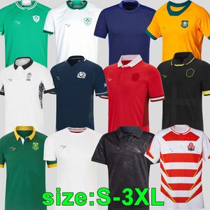 2023 Fiji Japonya İrlanda Rugby Jersey 23 24 İskoçya Güney İngilteres African Avustralya Arjantin Evi Uzak Galler Alternatif Rugby Shirt Boyutu S-3XL