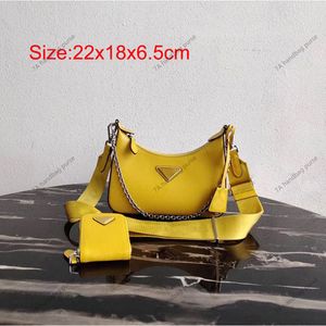 3a bag luxury designer bag logo womens nylon bags 2 piece high quality Saffiano leather fashion 2005 bags hobo combination handbags cross body Luxury messenge Bags