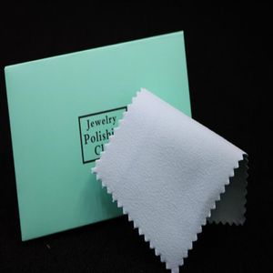 100st Silver Polish Cleaning Poleringsduk med paket Silverrengöringduk Torka Tyg av silversmycken Suede Maintenance2082