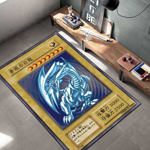 Designer Rug Carpets Home Decor Game Ace Card Dead Susheng Carpet Japanese Blue Eye White Dragon Carpet Living Room Bedroom Anime Floor Mat Room Decor Designer