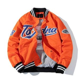 Jaquetas de moda masculina hip hop unissex jaqueta de beisebol do time do colégio com bordado primavera outono streetwear letterman casaco outerwear tops S-XXL N48H N48H