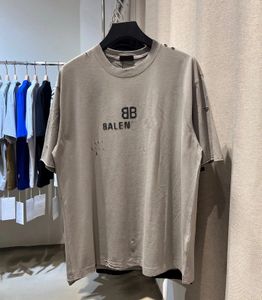 23SS YENİ PLUS T-Shirt ve Polo Gömlek Ekibi Boyun Üstü İşlemeli ve Baskılı Kutup Tarzı Yaz Moda Giyim Sokak Pamuk Monogramlı Erkek ve Kadın