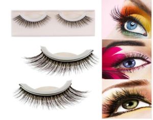 Charmig Lash 3D False Eyelashes Självhäftande Elegant Makeup Fake Eye Lashes Long Natural Extension Party Flase Eye Lashes2172295