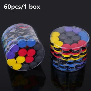 Tennis Balls 60pcs Universal Sweatbands Antislip Overgrip Tape For Fishing Rods Badminton Grips Slings Racket Dumbbell 231025