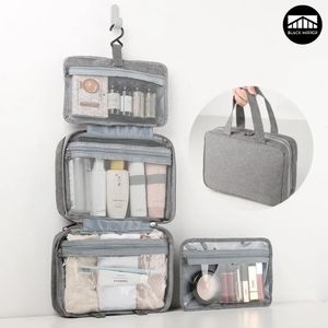 Cosmetic Bags Cases Large Capacity Travel Toiletries Bag with Hanging Hook Waterproof Bathroom Cosmetic Storage Bag Makeup Organizer Washbag 231026