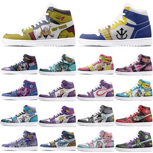 New Customized Shoes 1s DIY shoes Basketball Shoes damping male female Cartoon Anime Customization Trend Outdoor Shoe