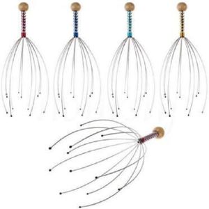 1piece Beauty & Health Care Massage & Relaxation Octopus Scalp Head Massager Scratcher (Random Color)