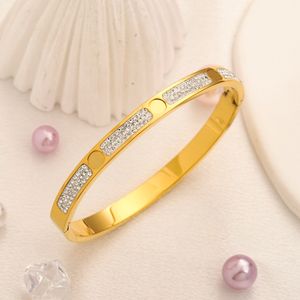 Projektant biżuteria klasyczna bransoletka złota bransoletka dla kobiet mężczyzn kryształowy stal nierdzewna moda Bieczek ślubna Święto Święta Dziękczynienia