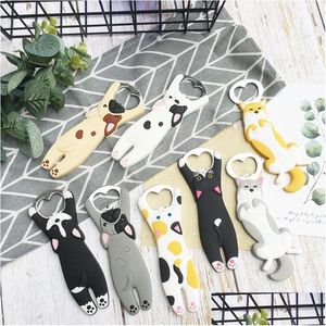 Openers Cute Cartoon Animal Beer Bottle Opener Can Fridge Magnet For Kids Mes Holder Home Decor Zc1967 Drop Delivery Garden Kitchen Di Dhjkc